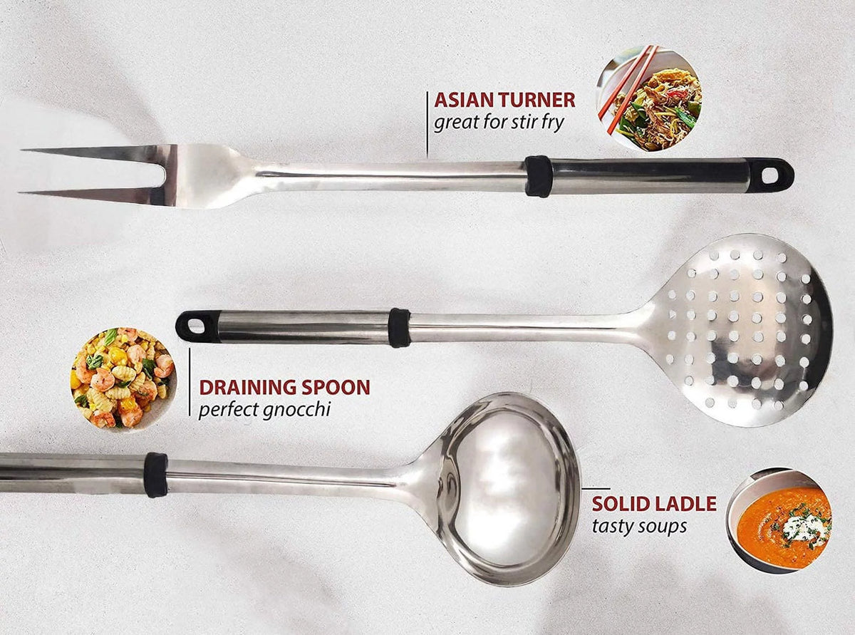 Stainless Steel Cooking Utensils Set of 8 A147
