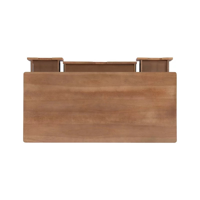 Modern Rubberwood MDF Wood Desk V54326
