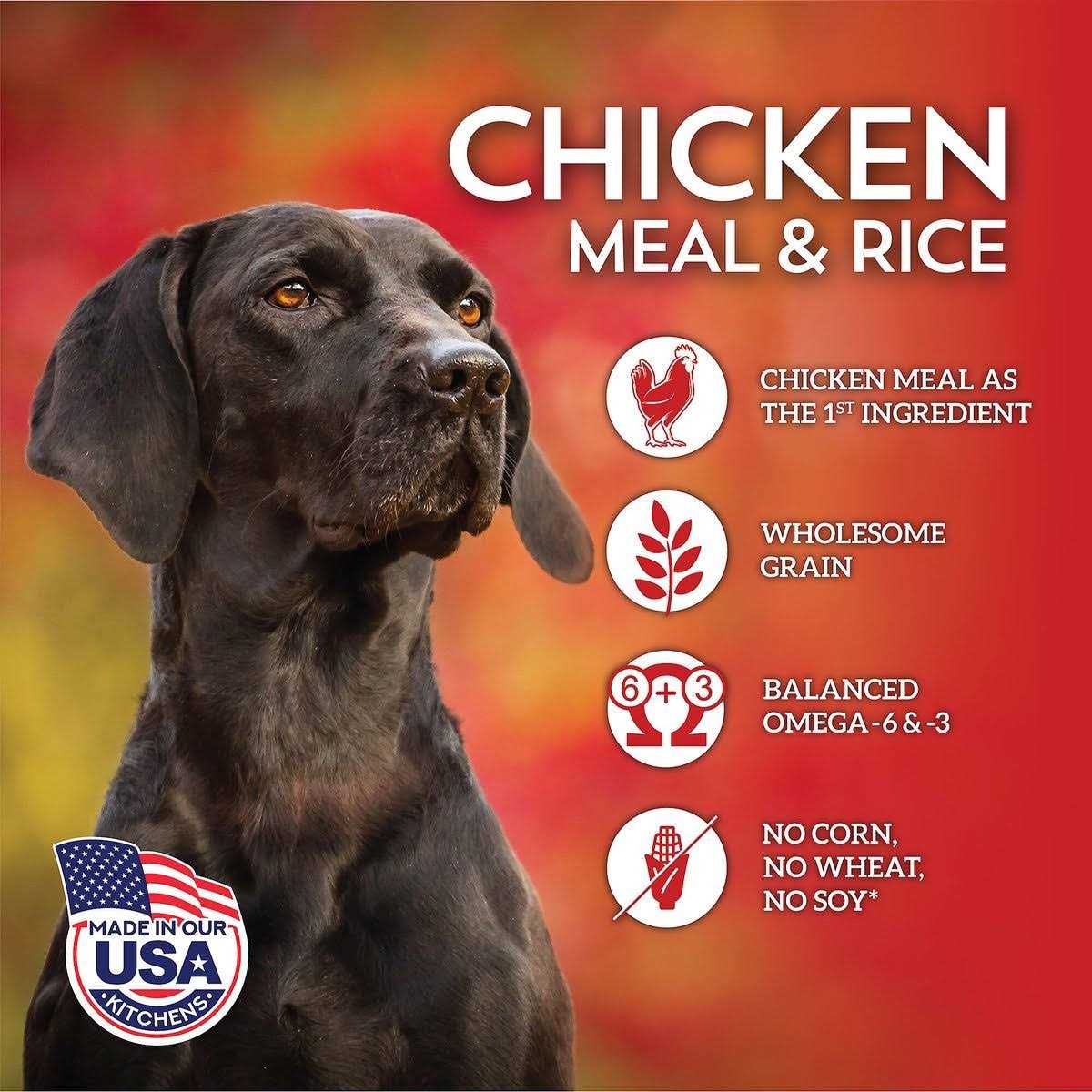 Chicken Meal & Rice Dry Dog Food Y28614