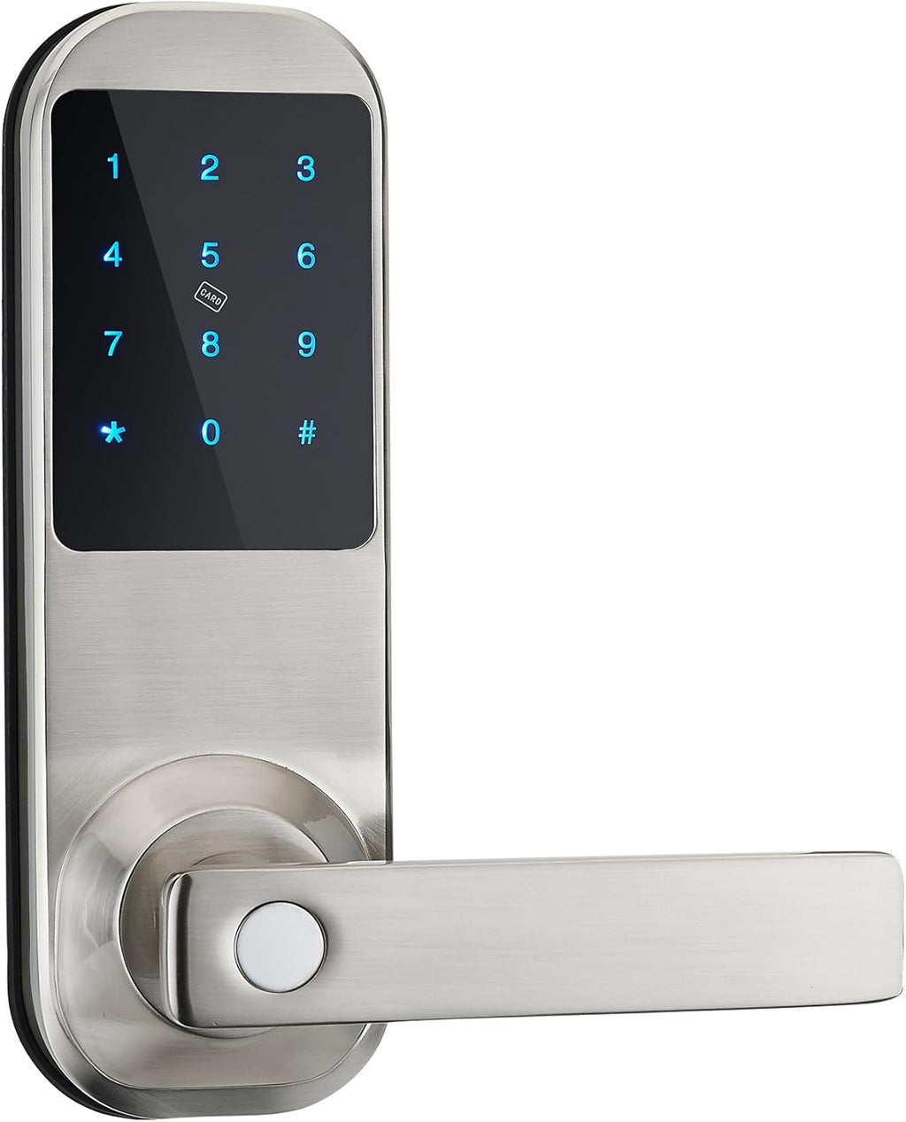 Bluetooth Digital Door Lock, Nickel Brushed O796