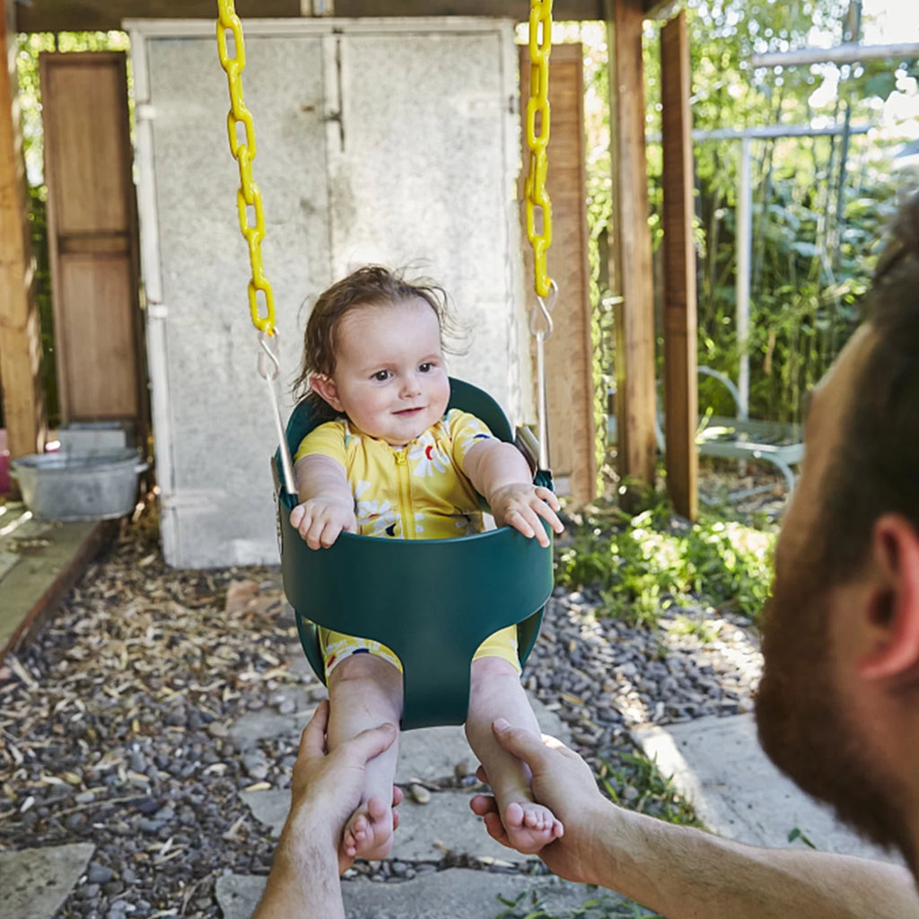 High Back Toddler Bucket Swing Seat with Coated Chains I544