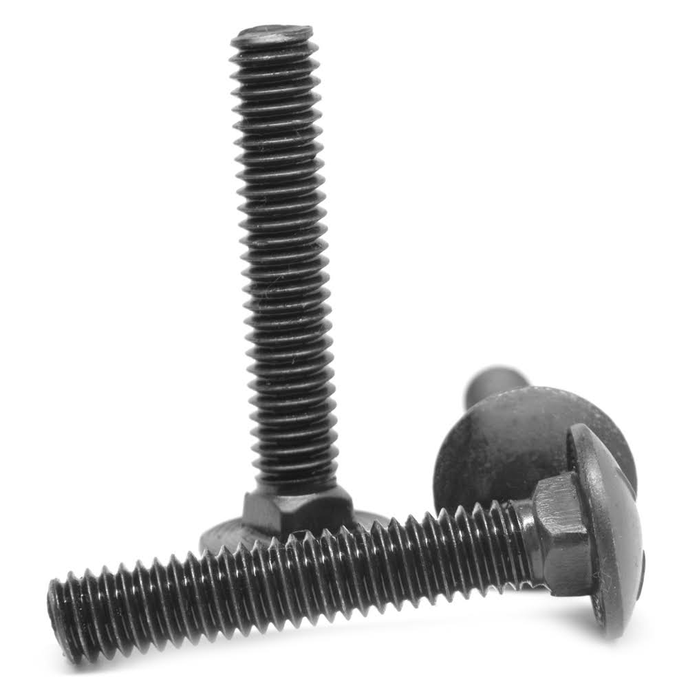 Black Oxide Coarse Thread Carriage Bolt Q19202