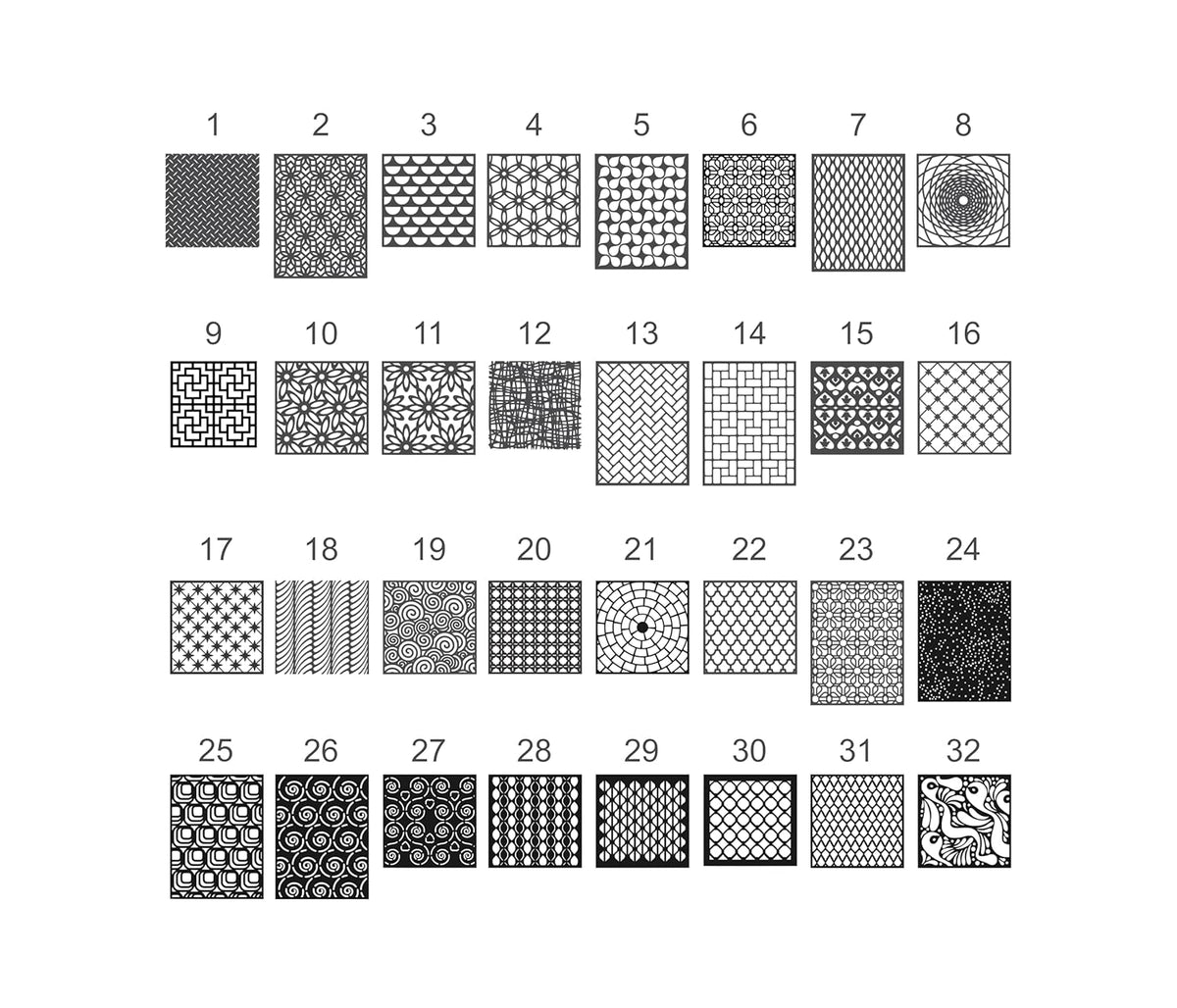 Lattice Panel Screen for Wall Panels B6082