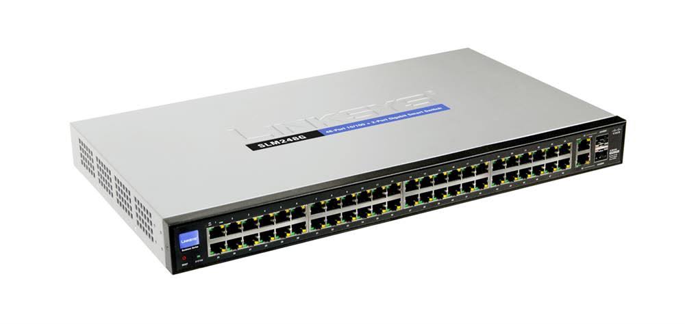 48-Port 10/100 + 2-Port Gigabit Smart Switch W1804