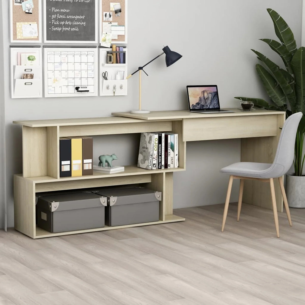 Corner Desk Sonoma Oak Engineered Wood T52475