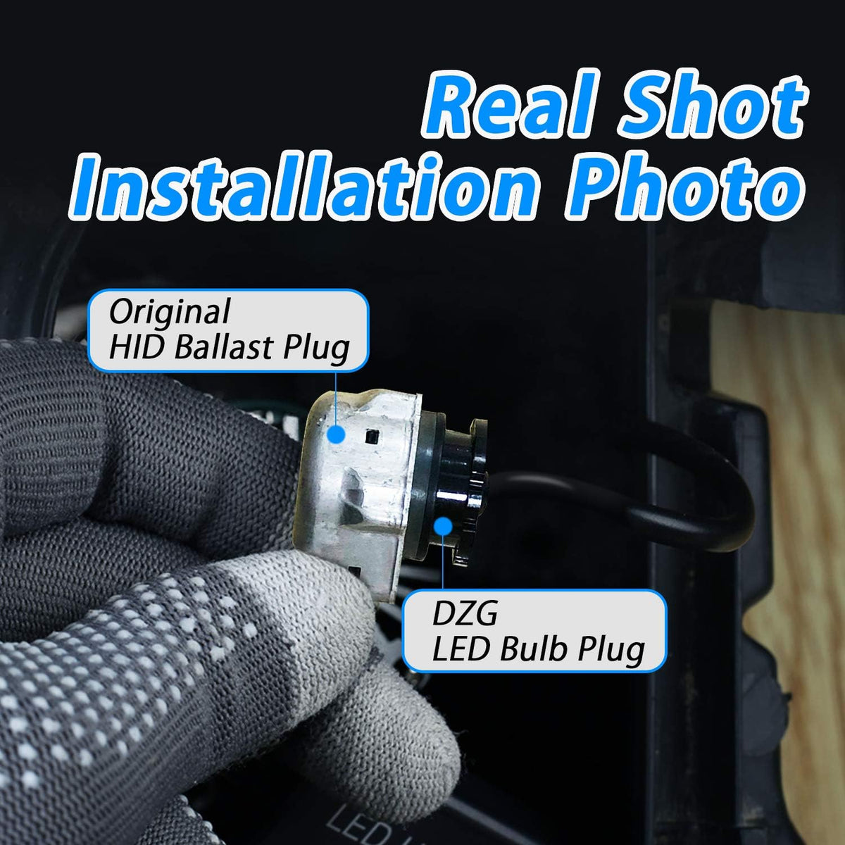 D2S D2R LED Headlight Bulb 6000K 35W Conversion Kit, 1 Pair Pack of 2 A194