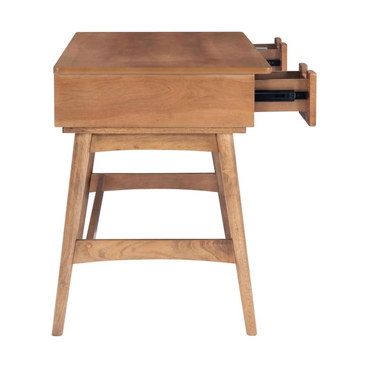 Modern Rubberwood MDF Wood Desk V54326