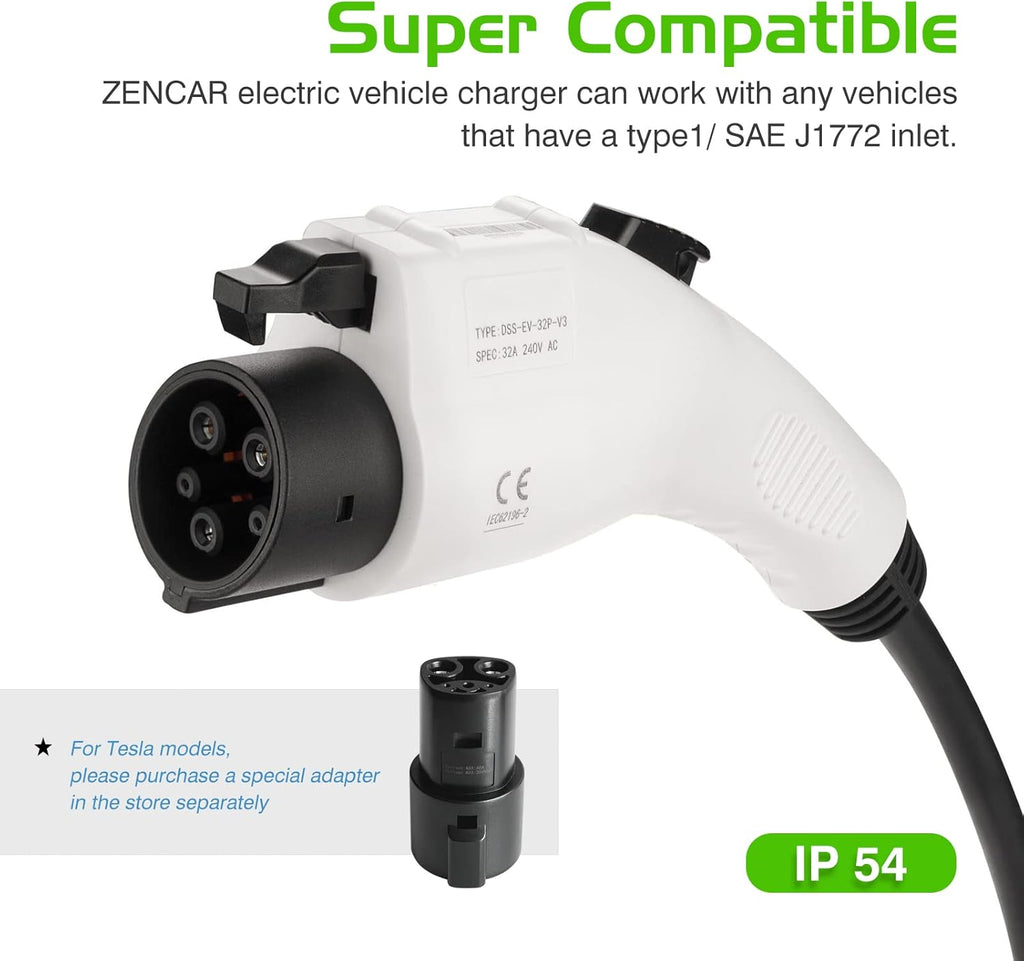 Portable Level 1 EV Charger, 16A, 110V, NEMA 5-15 D73737