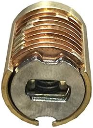 Heavy Duty Padlock, Chrome Plated, Extruded Brass, Hardened Boron Steel Shackle, Pack of 2 X67879