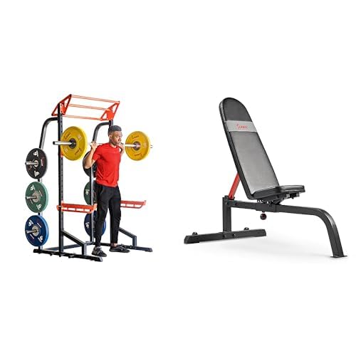 Half Rack Power Cage with J-Hooks and Pull Up Bar S1987