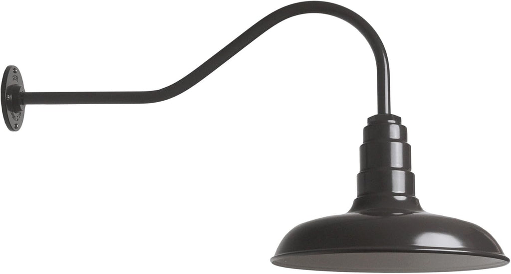 Gooseneck Barn Light 16 Gooseneck Black R6080