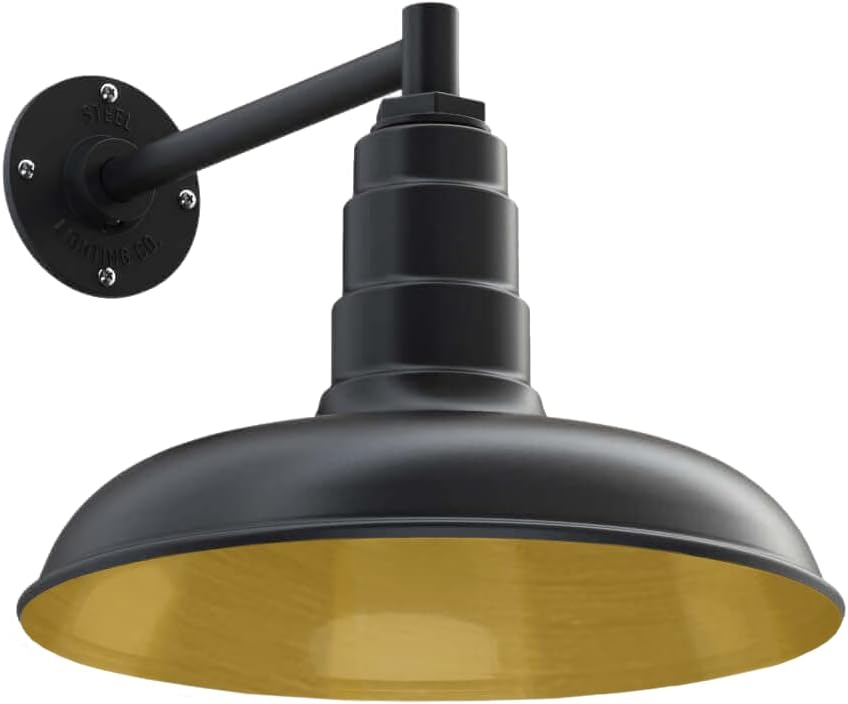 Gooseneck Barn Light 16 Gooseneck Black R6080