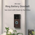Satin Nickel Battery Doorbell D28534