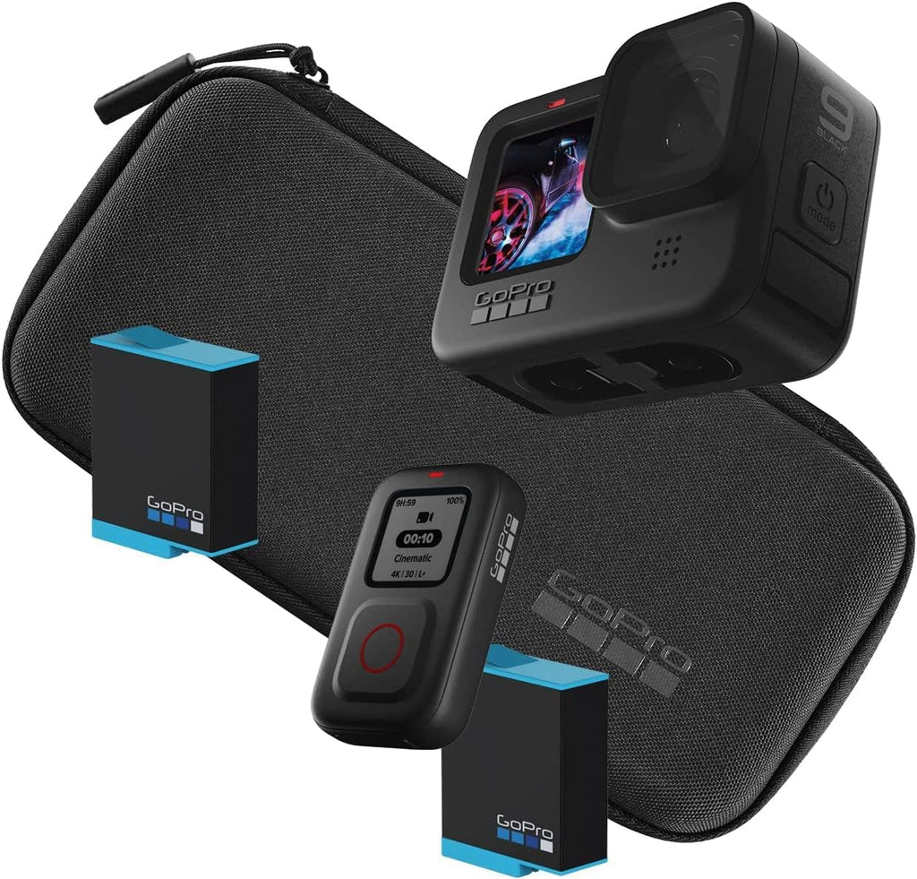 HERO9 Black Bundle with Remote, Spare Battery, and Carrying Case E49114