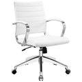 White Faux Leather Office Chair M741332
