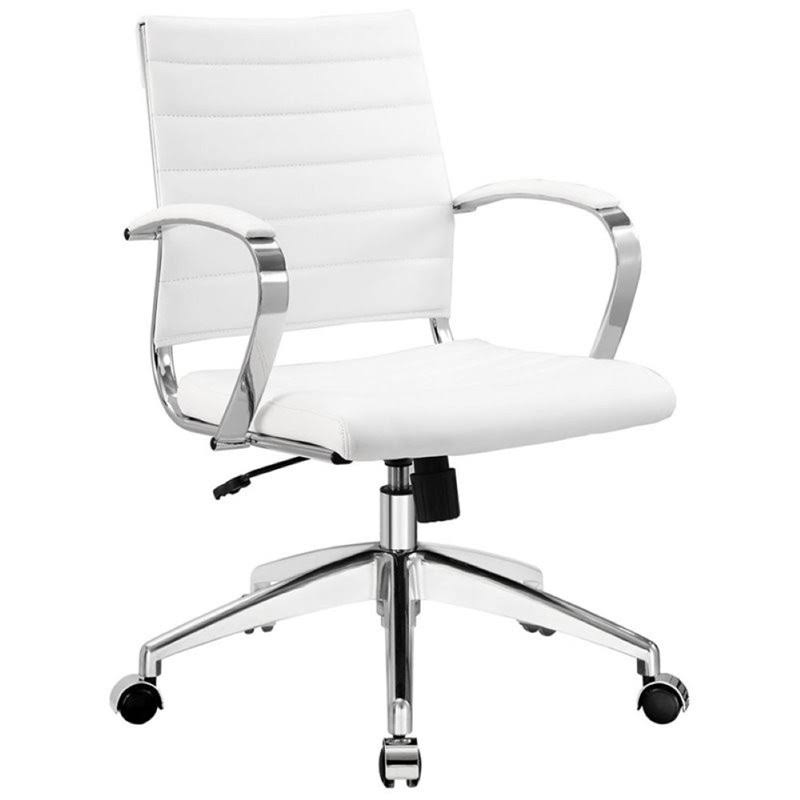 White Faux Leather Office Chair M741332
