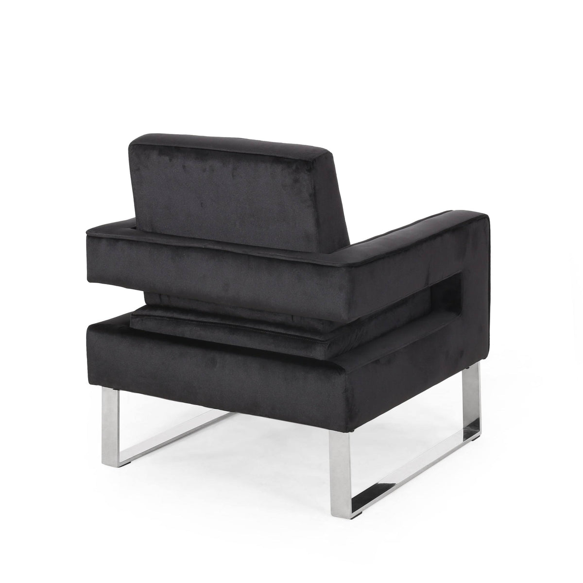 Gray Velvet Club Chair H639840