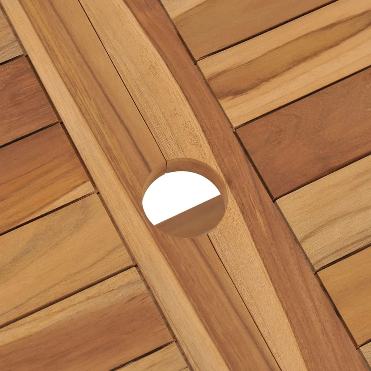 Folding Patio Table Solid Teak Wood Q6032