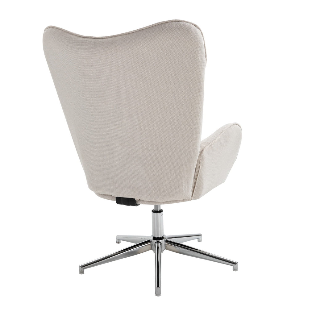 Beige Upholstery Accent Chair L620