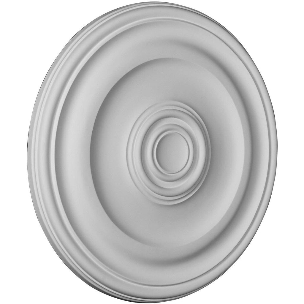 15 7/8 inch x 1 1/2 inch Hand-Painted Burnished Mahogany Ceiling Medallion R674223