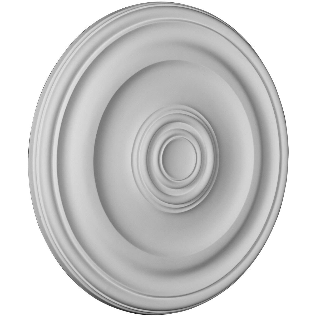 15 7/8 inch x 1 1/2 inch Hand-Painted Burnished Mahogany Ceiling Medallion R674223