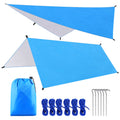 9.8ft Waterproof Camping Tarp Hammock Sunshade Rain Shelter Tarpaulin Canopy O277966
