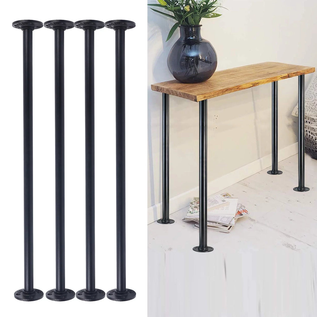 Black Metal Table Legs 4 Pack J124