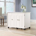 Soft White Sewing Craft Cart N72898