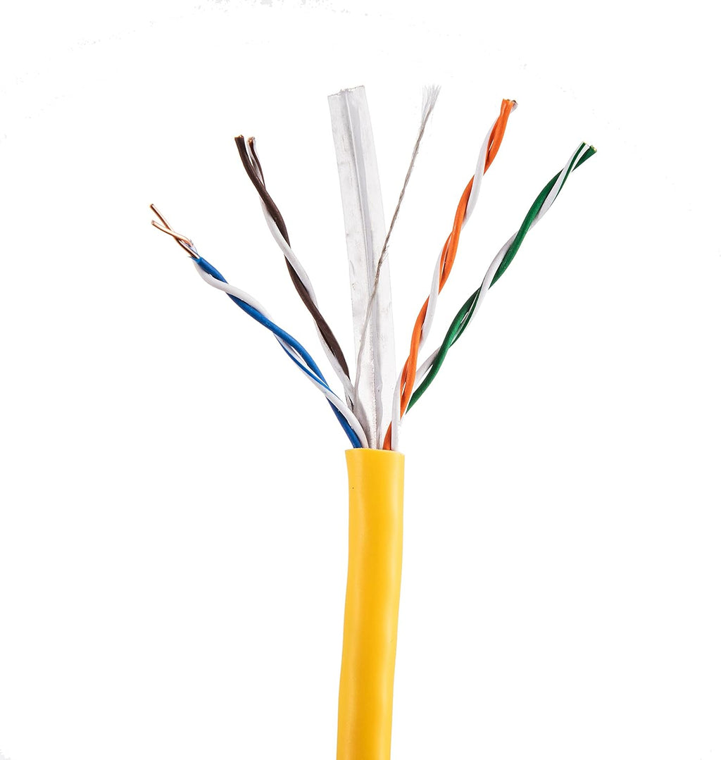 1000ft CAT6 UTP 23AWG RJ45 Ethernet Cable White Z327032