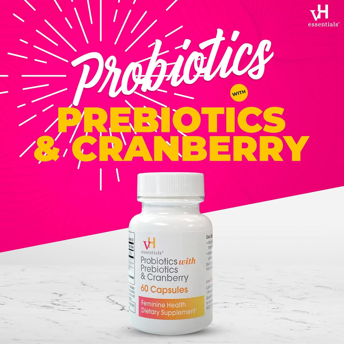 30 Oral Capsules & 60 Capsules Probiotic Supplement A218