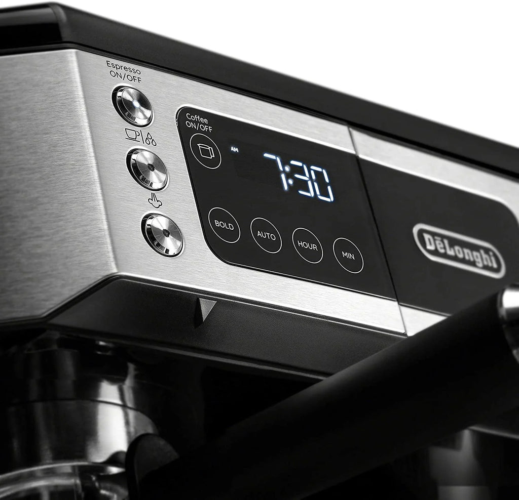 Combination Coffee Maker & Espresso Machine with Milk Frother and Glass Coffee Pot G83649