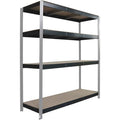 Industrial Shelving 4 Shelf Racks 71Inch W x 24inch D 1200-lb. Capacity per Shelf D1648