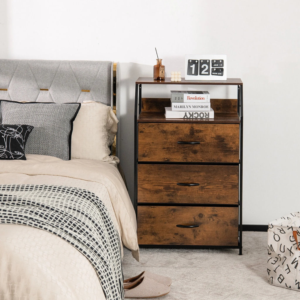 3 Drawer Dresser with Top Shelf N90395