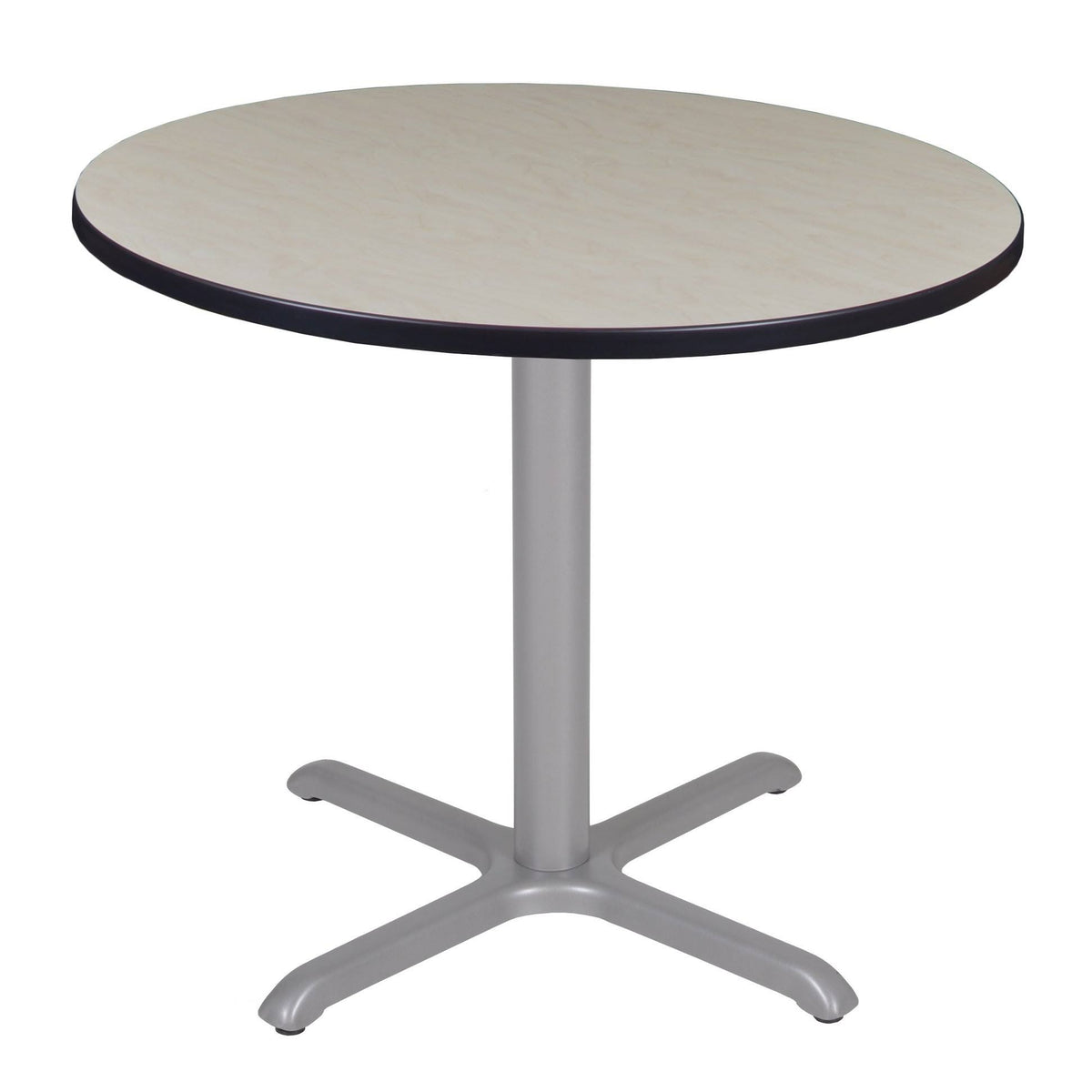 Maple/Grey Round X-Base Table Y854763