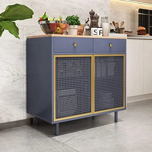 Modern Buffet Sideboard Cabinet with 2 Doors and 2 Drawers M419705