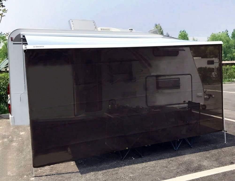 Black Mesh RV Awning Sun Shade Screen 8' X 15' 3'' I81020