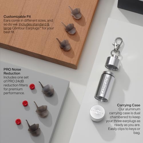Reusable Motorcycle Earplugs with High Fidelity Filter U711795