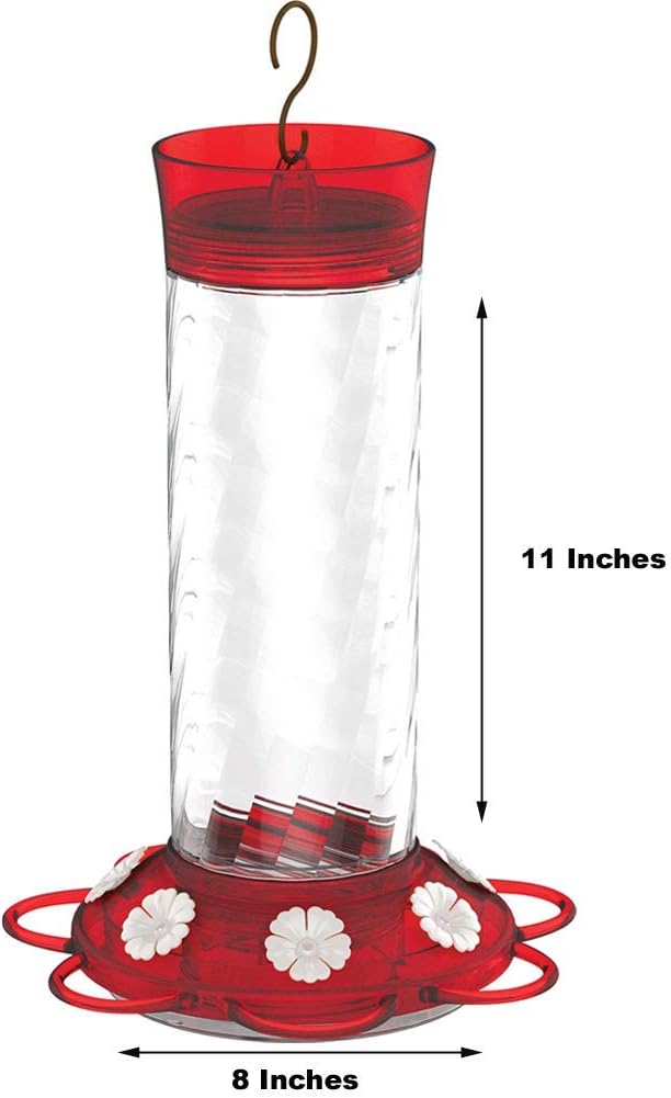 Diamond Glass Hummingbird Feeder, 30 Fluid Ounce B7511