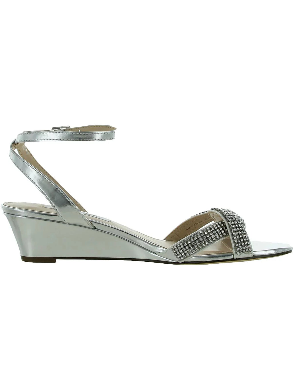 Patent Leather Embellished Evening Sandals L90951