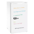 White 3.2 cu. ft. Mini Refrigerator with Compact Freezer J54977
