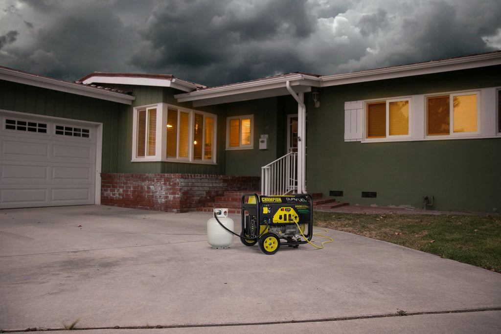 Dual Fuel Portable Generator with Wheel Kit O2196