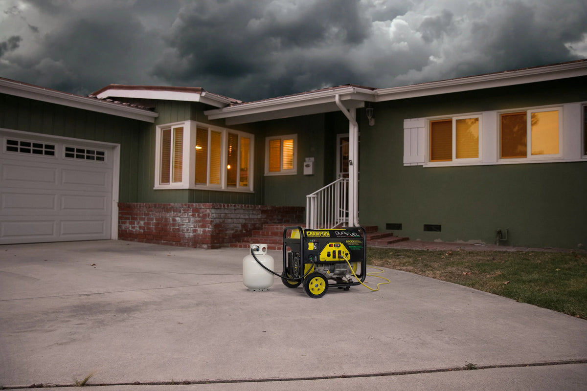Dual Fuel Portable Generator with Wheel Kit O2196