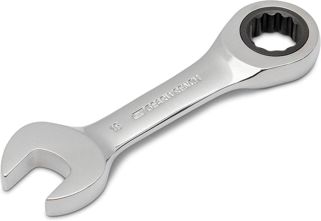 10 Pc. 12 Pt. Stubby Ratcheting Combination Wrench Set, Metric Z989441
