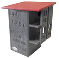Gray/Cardinal Red Squirrel House Nesting Box H274148