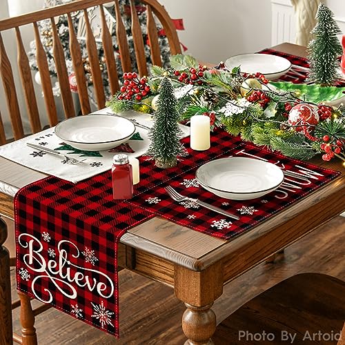 Buffalo Plaid Christmas Placemats Set of 4 R3121