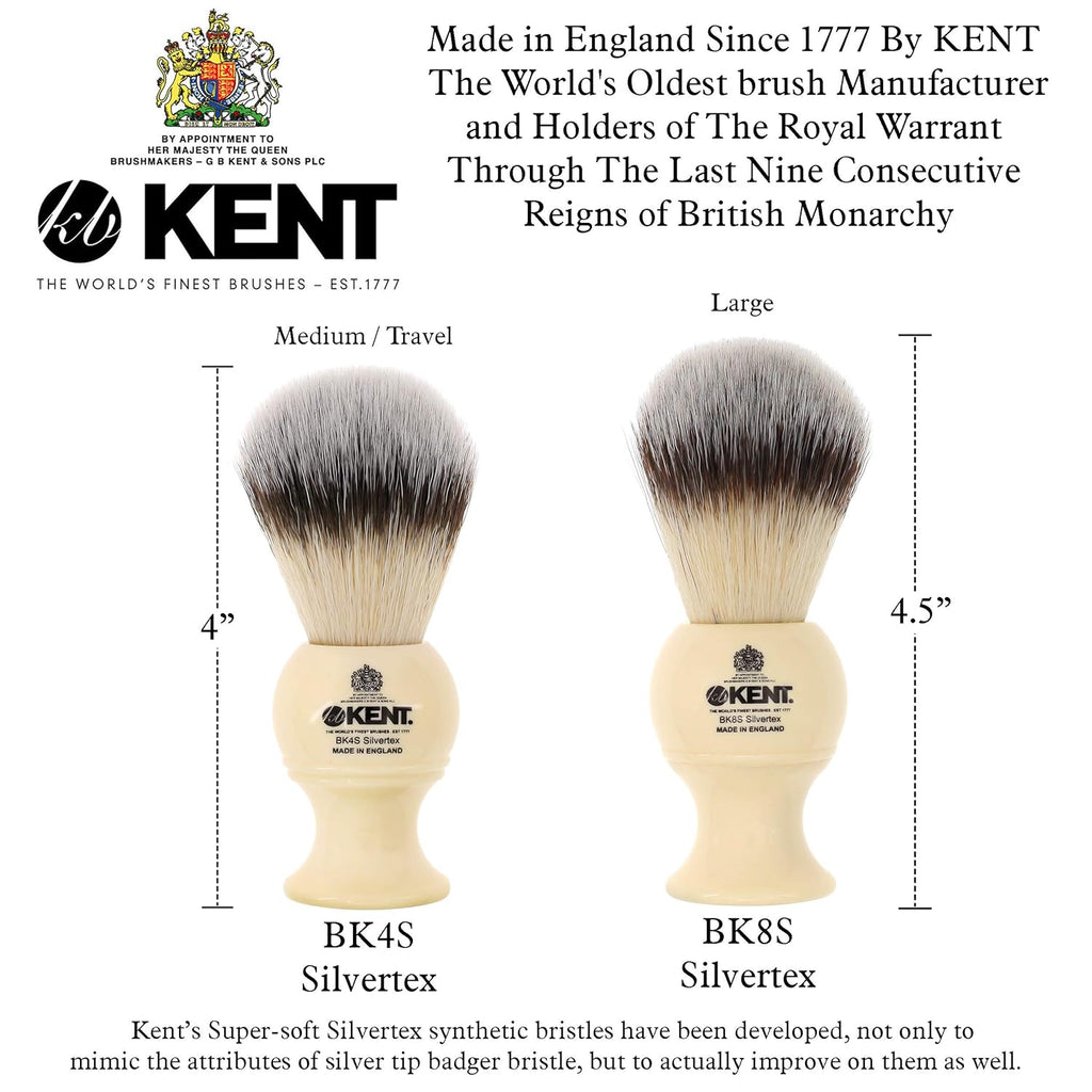 Shaving Brush with Synthetic Bristles and Resin Handle, Pack of 2 Q869