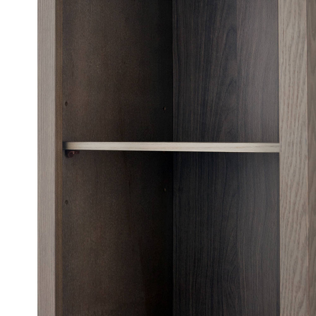Wooden Bathroom Cabinet Linen Tower Salt Oak X54151