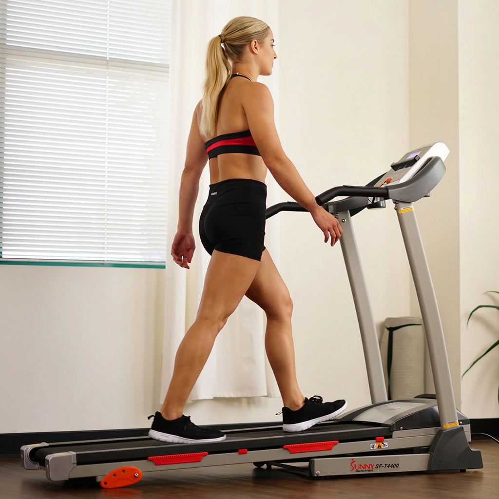 Manual Incline Folding Treadmill with Pulse Sensors B270291