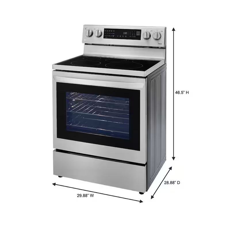 6.3 cu. ft. Electric Range Single Oven with Air Fry J395