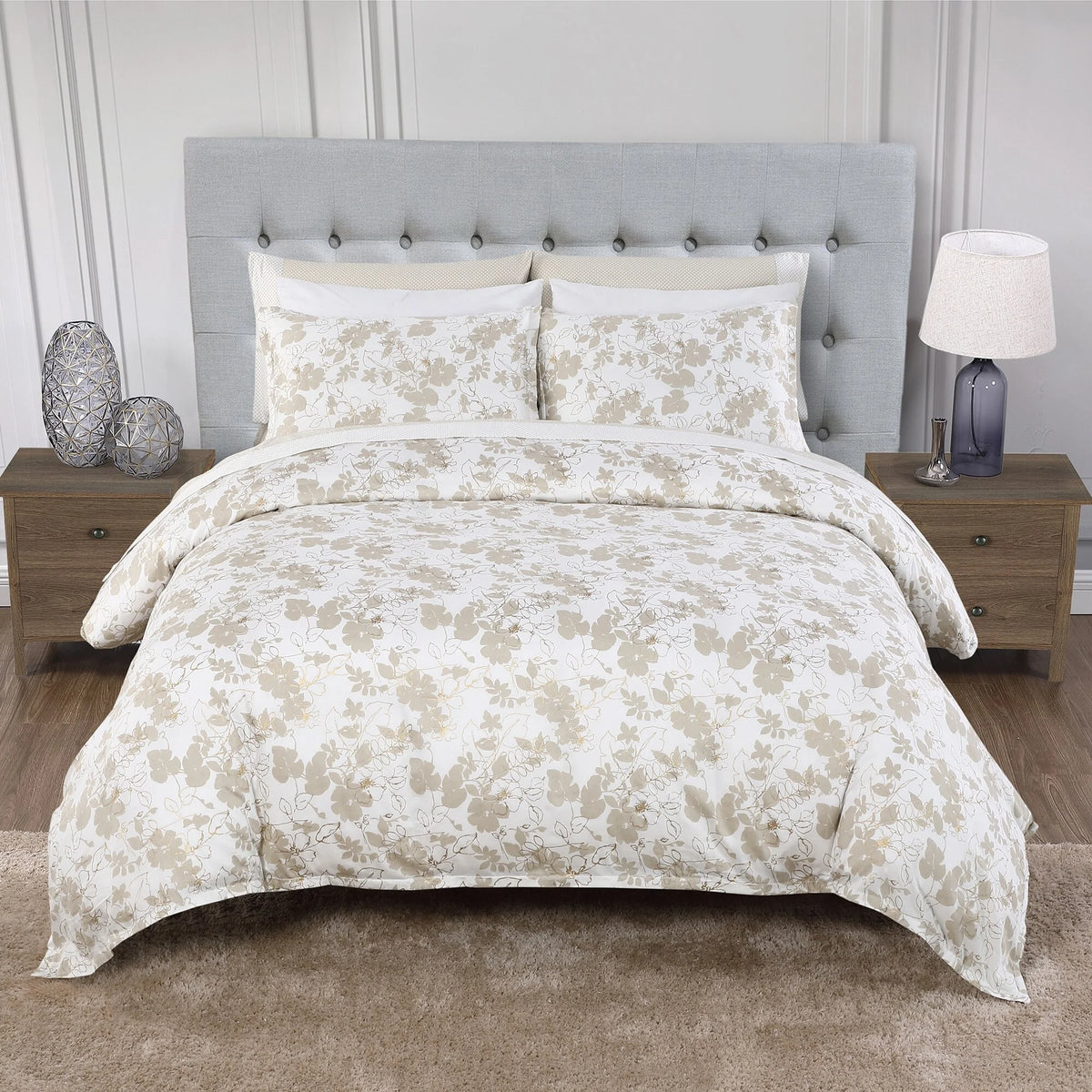 Floral Comforter Set Full - Queen Y212262